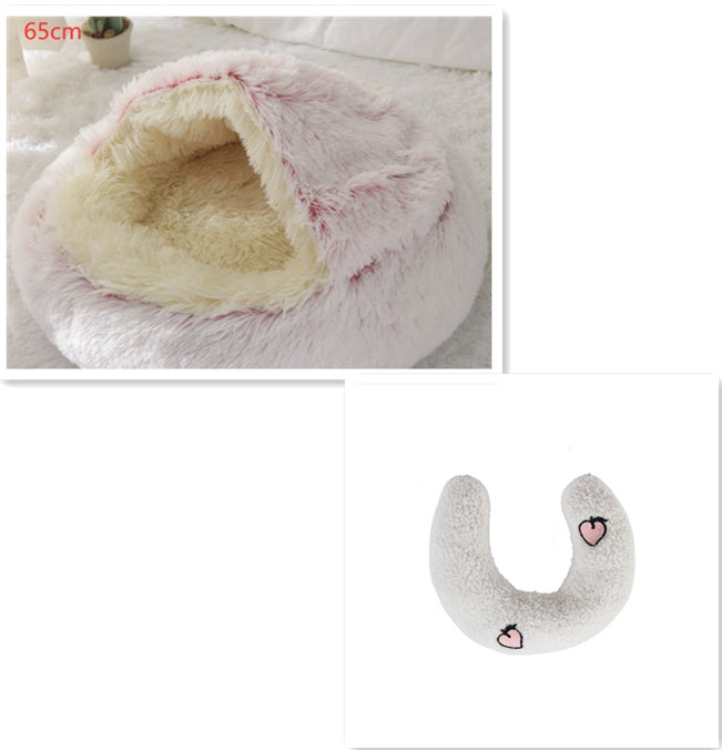 2 In 1 Dog And Cat Winter Bed