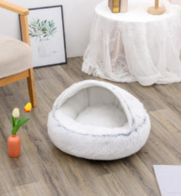 2 In 1 Dog And Cat Winter Bed