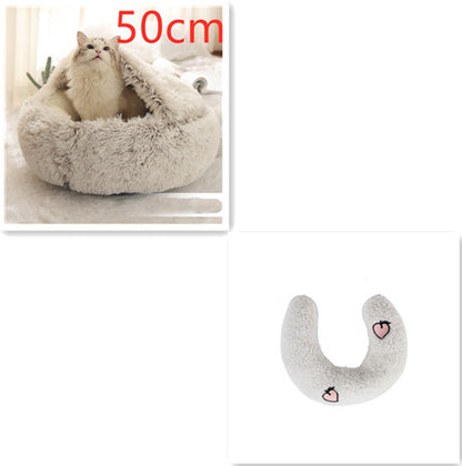 2 In 1 Dog And Cat Winter Bed