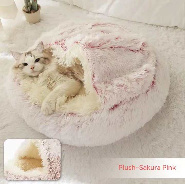 2 In 1 Dog And Cat Winter Bed