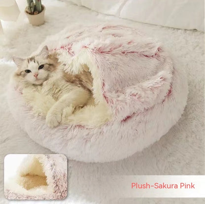 2 In 1 Dog And Cat Winter Bed