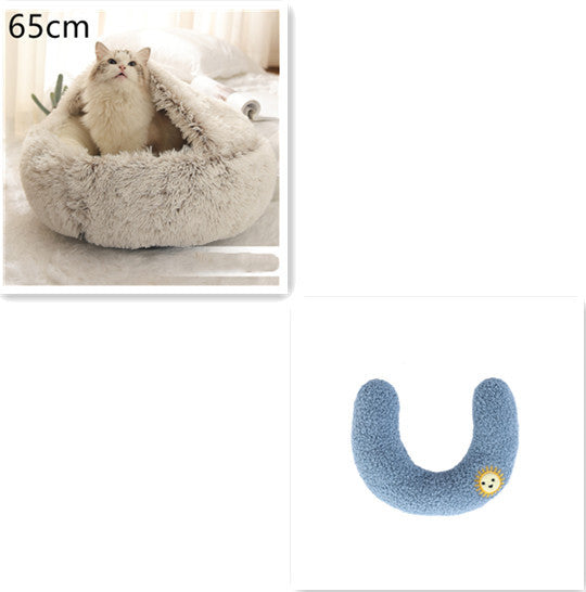 2 In 1 Dog And Cat Winter Bed