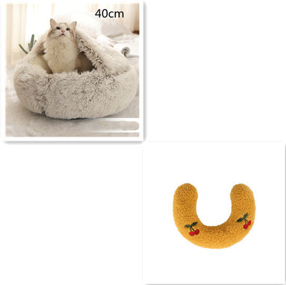2 In 1 Dog And Cat Winter Bed
