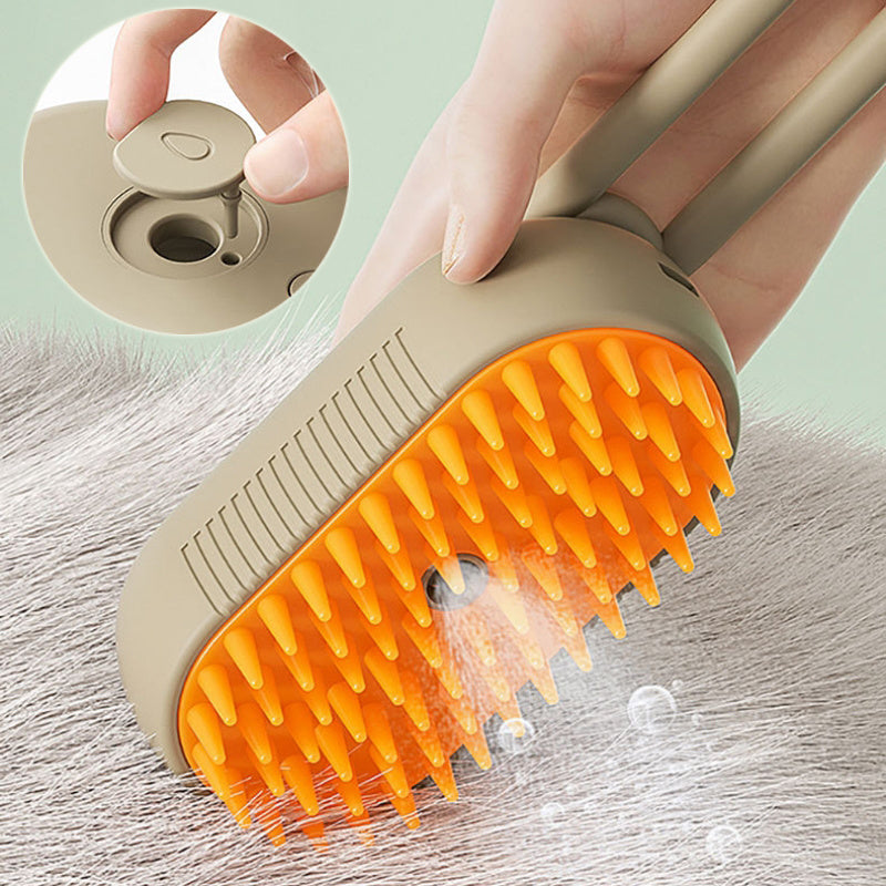 Pet Grooming Steam Hair Brushes For Massage