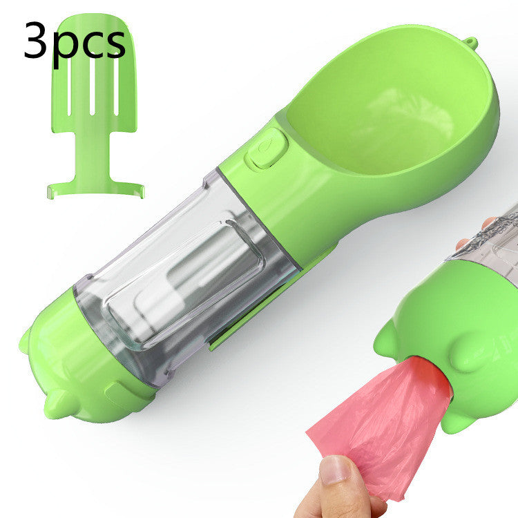 3 In 1 Pet Water Bottle