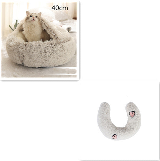 2 In 1 Dog And Cat Winter Bed