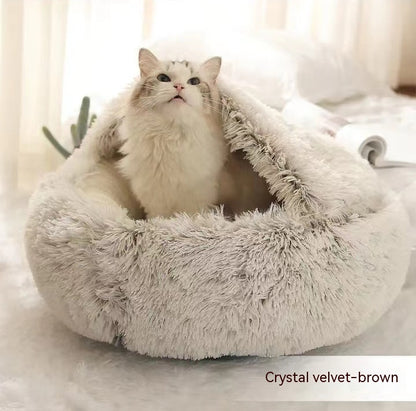 2 In 1 Dog And Cat Winter Bed