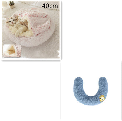 2 In 1 Dog And Cat Winter Bed