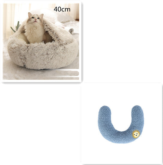 2 In 1 Dog And Cat Winter Bed