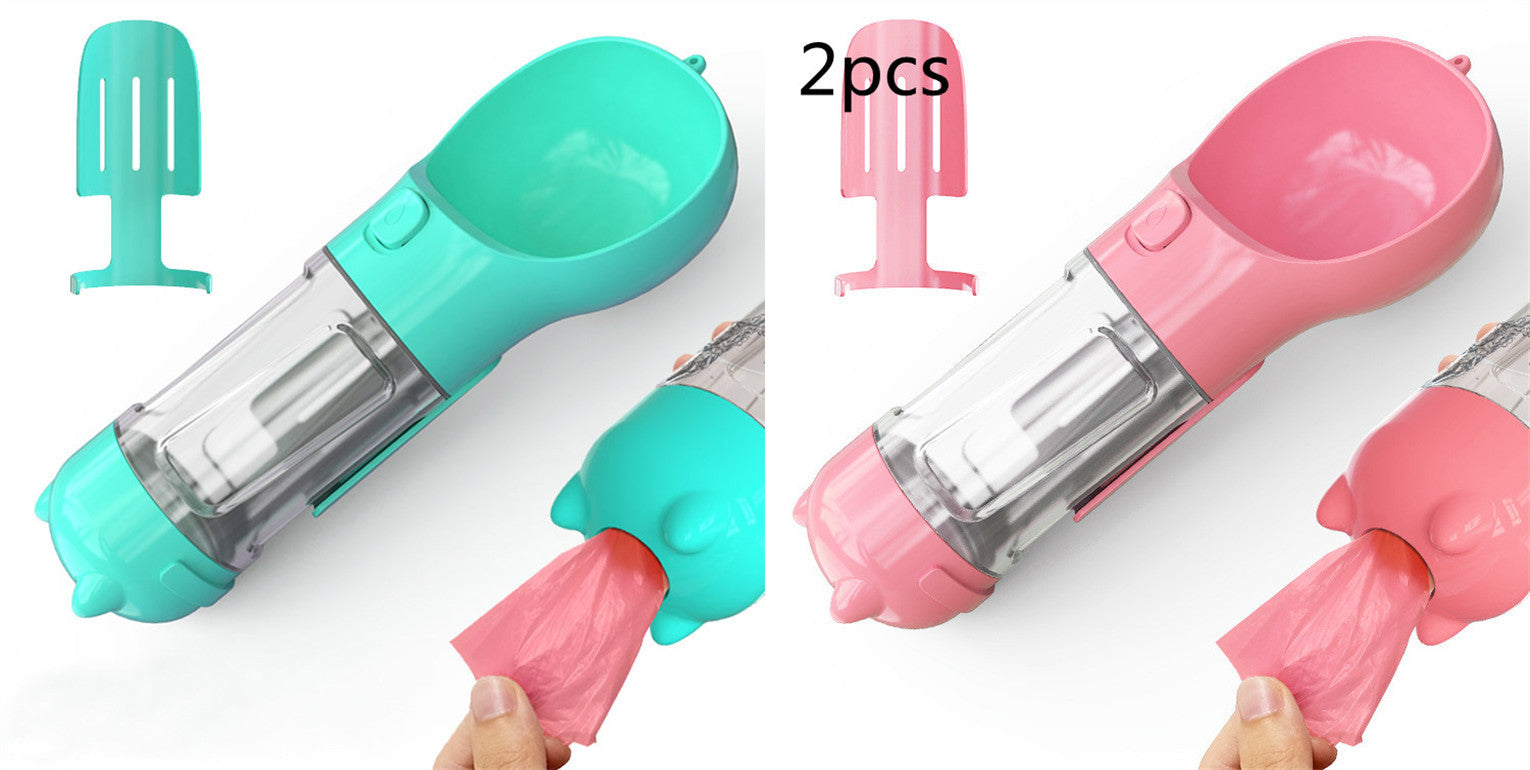 3 In 1 Pet Water Bottle