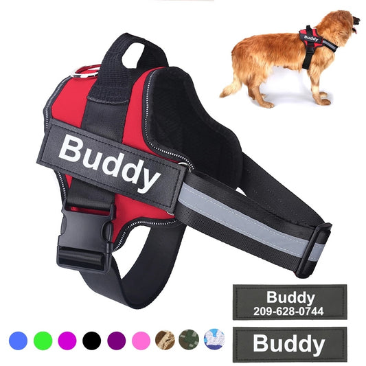 Reflective Personalized Dog Harness
