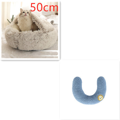 2 In 1 Dog And Cat Winter Bed