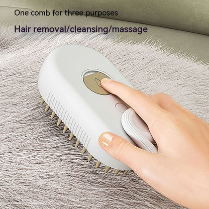 Pet Grooming Steam Hair Brushes For Massage