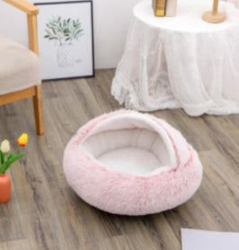 2 In 1 Dog And Cat Winter Bed