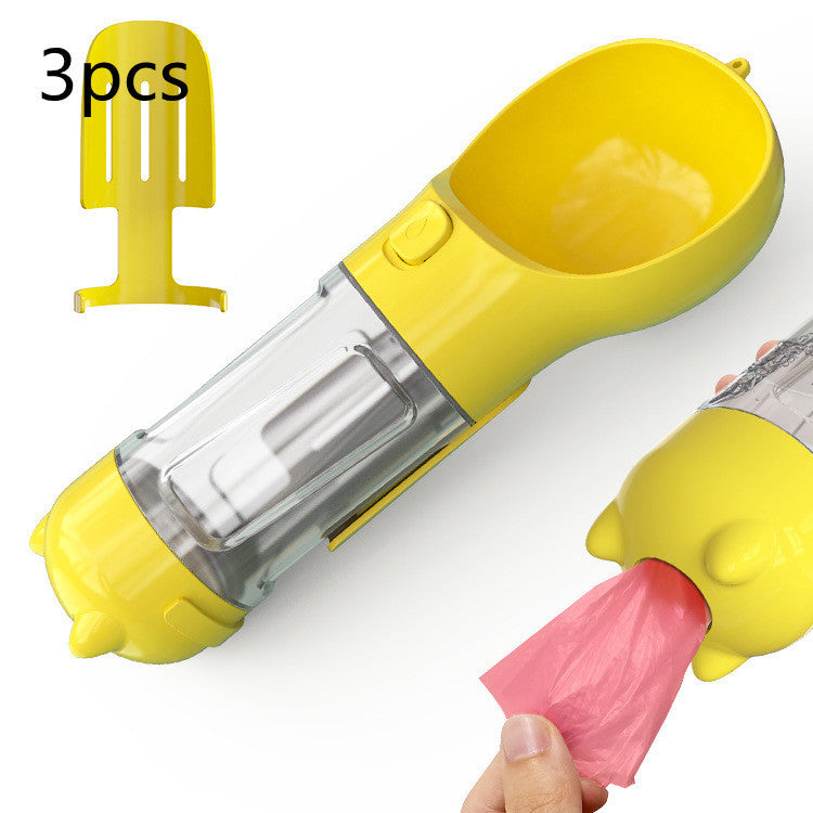 3 In 1 Pet Water Bottle
