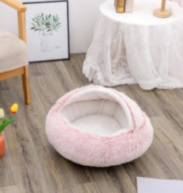 2 In 1 Dog And Cat Winter Bed