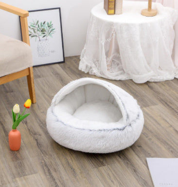 2 In 1 Dog And Cat Winter Bed