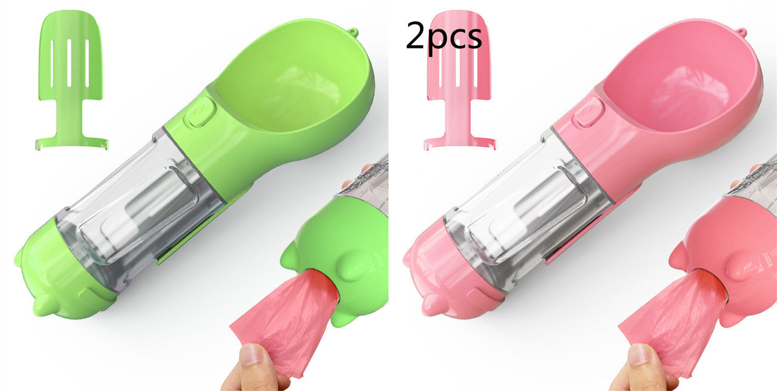 3 In 1 Pet Water Bottle