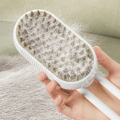 Pet Grooming Steam Hair Brushes For Massage