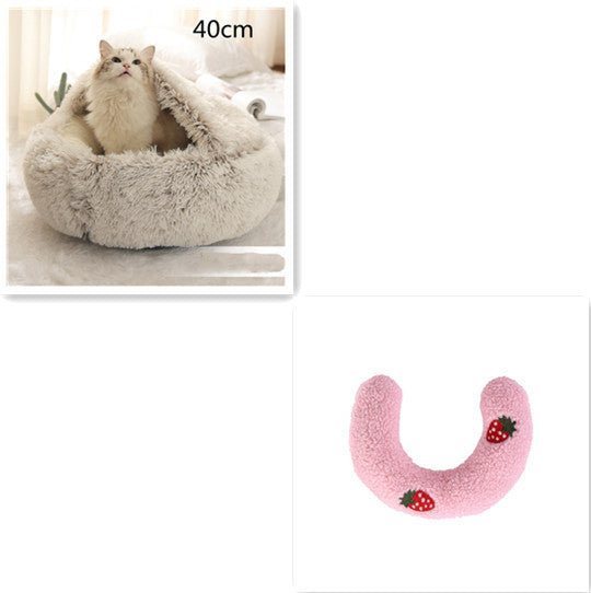 2 In 1 Dog And Cat Winter Bed