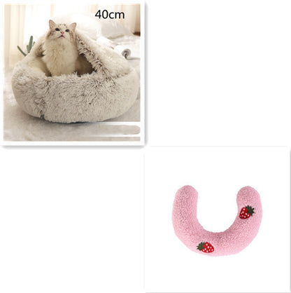 2 In 1 Dog And Cat Winter Bed